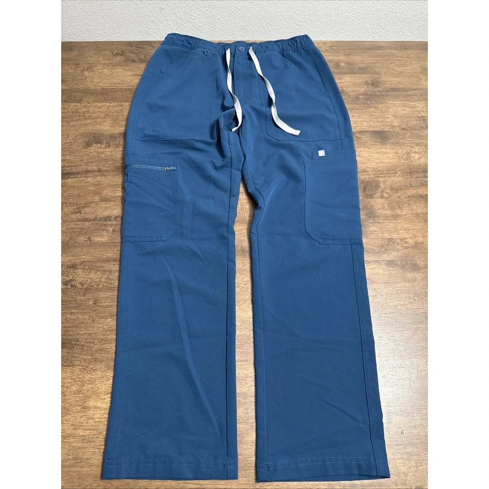 Figs Cairo Cargo Scrub Technical Pants TM3001S Mens Size Small Dark Teal PO#2922